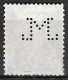 1007	N°	137	Perforé	-	M 6	-	SOCIETE DES MINES DE LENS - Used Stamps
