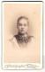 Fotografie Merkulov & Co., Rostow / Rostov Am Don, Mathilde Mit Hochgestecktem Haar Und Stoischem Blick, 1894  - Personnes Anonymes