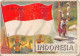 Flags Of The World Chromo - Indonesia  - 6.5 X 9.5 Cm - Sonstige & Ohne Zuordnung