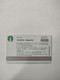 China Gift Cards, Starbucks, 2021,(1pcs,unused) - Gift Cards