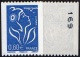 France N° 3973 ** Marianne De Lamouche. Roulette Du 0.60€ Bleu, Au Verso N° En Noir - Unused Stamps