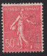 3 Timbres De France 1924 Semeuse Lignée 50c N° 199 Y&T Oblitérés - 1903-60 Säerin, Untergrund Schraffiert