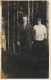 Annonymous Persons Souvenir Photo Social History Portraits & Scenes Elegant Couple In Forest - Photographs