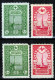 Turkey / Türkei 1917-1918 ⁕ Lighthouse & Martyrs Monument Mi.631 & M.632 ⁕ 4v MH - Unused Stamps