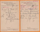 Lot De 2   CANADA   Entier 1c + Complément 1c    De VANCOUVER   Pour  LONDRES    1905 - 1903-1954 Reyes