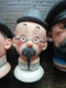 Un Ensemble De Marionnettes, Avec Tintin, Haddock, Tournesol, Milou Et  Dupond, Années 60 - Figurine In Plastica
