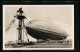 AK Luftschiff LZ 127 Graf Zeppelin Wir An Den Ankermast Gebracht  - Dirigeables