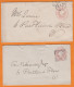 Grande Bretagne    Lot De 2    .  Entier 1p     1894 Et 1890 - Interi Postali