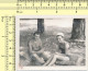 REAL PHOTO Couple On Beach Bikini Woman Shirtless Man Maillot De Bain Femme Et Homme Sur Plage Photo SNAPSHOT - Anonymous Persons