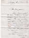 LETTRE. 15 AVRIL 1860. N° 14. MARIGNY LE CHATEAU. SAONE ET LOIRE. PCGC 2221.  BOITE RURALE A = MALIGNY. POUR FARGEAU. - 1849-1876: Période Classique