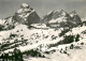 13712543 Ibergeregg SZ Hotel Passhoehe Mit Mythen Winterlandschaft Alpen  - Autres & Non Classés