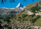 13711994 Zermatt VS Fliegeraufnahme Mit Matterhorn Zermatt VS - Autres & Non Classés