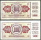 Jugoslavia 1981 100 Dinari 2 Banconote - Joegoslavië
