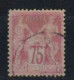 TIMBRE HORS COTE GRAND LUXE Centrage Parfait (50%) ROSE PALE N°81 Signé Cote 225€ - 1876-1898 Sage (Type II)