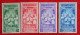 Kroning Paus Pius XII Couronnement Du Pape Pie XII 1939 Mi 80-83 Yv 86-89 Ongebruikt / MH VATICANO VATICAN VATICAAN - Unused Stamps