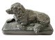 (Lying Newfoundland Dog / Liegender Hund) - Bronze Statue - Zonder Classificatie