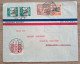 Colombia Cover 1940, Coffee & Banana Stamps , Bogota Cancellation - Colombie