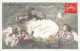 FETES ET VOEUX - Pâques -  Une Fille Derrière Une Coquille D'oeuf Avec Deux Enfants - Colorisé - Carte Postale Ancienne - Pascua