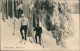 Ansichtskarte Friedrichroda Umland-Ansicht, Wintersport, Leute Auf Ski 1919 - Friedrichroda