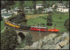 Ansichtskarte  Elektro Lokomotive Ge 2/2 Nr 161 Viadukt Brust 1989 - Treinen
