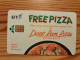 Phonecard United Kingdom - Deep Pan Pizza - BT General