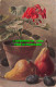 R516375 Flowerpot. Pears And Plums. Wrench Series No. 076. 1906 - Welt