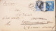 1897. PERU. Atahualpa UN And DOS CENTAVOS On Small Envelope To USA As Printed Matter (Impres0) Cancelled L... - JF545368 - Perù