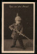 AK Ran An Den Feind, Kleiner Soldat Mit Gewehr  - Guerre 1914-18