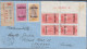 1934. NIGER. Rare Registered Cover To Lausanne, Suisse With Margin 4block (number B 23012 15)... (MICHEL 17+) - JF545402 - Gebruikt