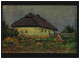 Landwirtschaft  Bauernhaus Reetdach Sommerabend, Malerei, Musen 30.10.1925 - Other & Unclassified