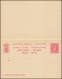 Luxemburg Postkarte P 56 Großherzog Adolf Doppelkarte 10/10 C. Ungebraucht  - Other & Unclassified