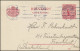 Postkarte P 30 BREFKORT König Gustav Mit DV 315, STOCKHOLM 29.11.1916 - Postwaardestukken