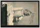 Kinder-AK Mädchen Beim Bügeln, Gelaufen 1902 - Sonstige & Ohne Zuordnung