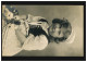 Foto-Ansichtskarte Geburtstag Mädchen In Tracht Mit Blumen, BURSCHEID 27.4.1910 - Sonstige & Ohne Zuordnung