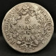 5 FRANCS ARGENT UNION ET FORCE AN 10 MA MARSEILLE FRANCE / SILVER / 36mm 24.50g - 1792-1975 Nationale Conventie