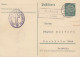 Landpost-Stempel Bockelwitz über LEISNIG LAND 6.3.1936 Auf Hindenburg-Postkarte - Covers & Documents