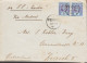 1903. STRAITS SETTLEMENTS Edward VII 2 Ex 8 C. With Perfin S. K. C (Schmidt, Küstermann & Co O... (Michel 83) - JF544624 - Straits Settlements