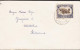 1938. KEDAH Oxe And Man. 12 C. As Single Postage On Small Cover To Wintherthur, Switzerland Ca... (Michel 42) - JF544627 - Kedah