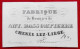 Carte Porcelaine Chenée Lez-Liège Fabrique De Bougies Ant. Bassompierre - Cartoline Porcellana