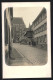 Foto-AK Rothenburg /Tauber, Strassenpartie Mit Blick Zum Tor Ca. 1930  - Rothenburg O. D. Tauber