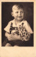 ENFANTS - Portraits - Petit Garçon Souriant - Tenant Un Bouquet De Fleur - Carte Postale Ancienne - Ritratti