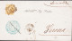 1876. ITALIA. VIKTOR EMANUEL. 10 CMI. On Beautiful Envelope To Verona Cancelled 145 And SAVIGL... (Michel 17) - JF544833 - Marcofilie