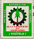 MEXICO 1957, ADVERTISING COVER USED TO USA, TALLERES BOLIVAR, METER CANCEL, VIGNETTE LABEL 2 DIFFERENT - Mexico