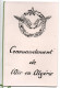 CARTE DE VOEUX  ARMEE DE LAIR AVIATION ALGERIE NOEL 1949 - Aviación