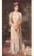 FANTAISIES - Femmes - Femme - Couronne - En Robe Longue - Colorisé - Carte Postale Ancienne - Mujeres