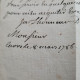 Delcampe - Lettre 1786 Marque CAORS (Cahors 46) - Lenain N°5: Indice Pothion 11 = 80€ (LAC) - 1701-1800: Vorläufer XVIII