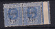 Cayman Islands: 1917   KGV 'War Stamp' OVPT  SG54a   1½d On 2½d  [No Fraction Bar]  MNH Pair - Caimán (Islas)