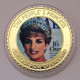 Pièce Médaille NEUVE Plaquée Or - Lady Diana Princesse Diana - Autres & Non Classés