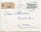 36876# LETTRE FRANCHISE POSTALE RECOMMANDE Obl 54 TUCQUEGNIEUX MEURTHE ET MOSELLE 1968 METZ MOSELLE - 1961-....