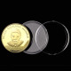 Pièce Médaille NEUVE Plaquée Or - Nelson Mandela Robben Island - Autres & Non Classés